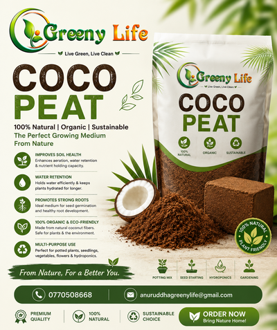 Greeny Life Coco peat( කොහු බත් )